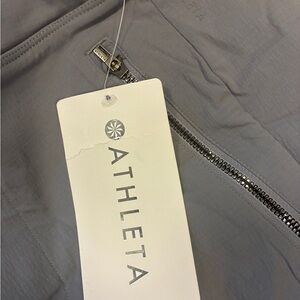 Athleta Slate Gray Zip-Up Jacket